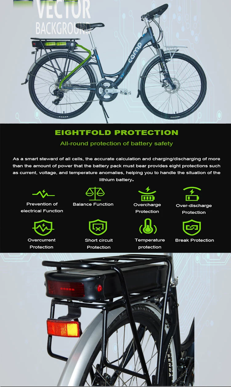 Discount 26inch Electric travel bike 48V 250W brushless motor Traveling electric bicycle Butterfly handlebar City E-Spresso E-Bike 6