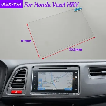 

Car Styling GPS Navigation Screen Glass Protective Film Sticker For Honda Vezel HRV Auto Accessories Control of LCD Screen