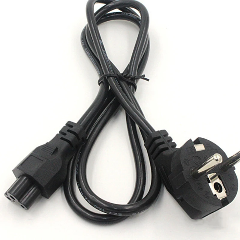 SHIERAK 1,2 м ЕС стандартный шнур питания ЕС вилка 3 Pin сливовый кабель питания для ПК