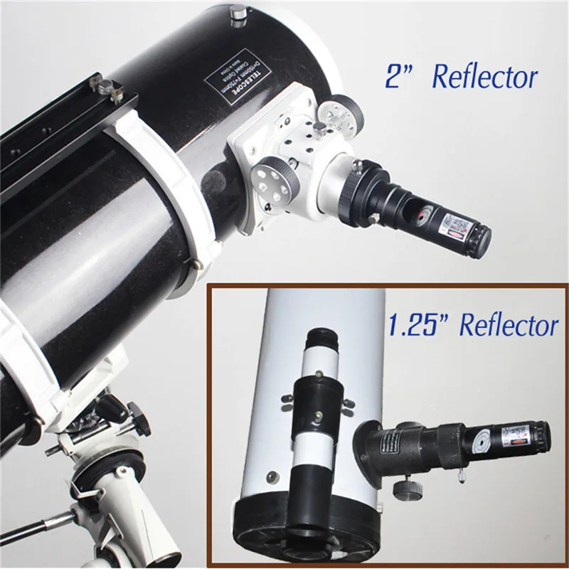 Newtonian 1,25 дюймов окуляра следующего поколения лазерного коллиматора выравнивание для телескопа без " адаптера(без батареи