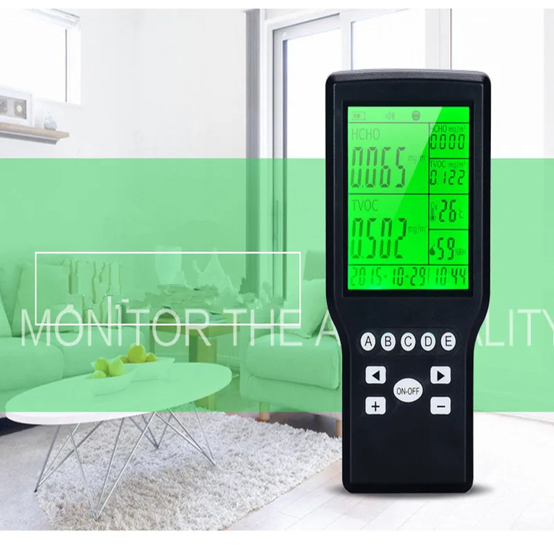 Indoor-air-quality-monitor-formaldehyde-HCHO-benzene-humidity-temperature-TVOC-meter-detecter-5-in-1 (5)