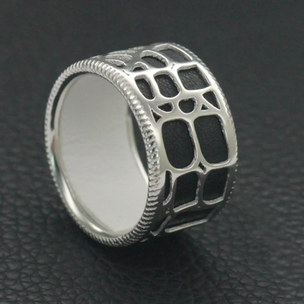 

Legenstar 925 Silver Giraffe Rings For Women Leather Reversible Fashion Geometry Elegant Femme Finger Rings Jewelry Bague Femme