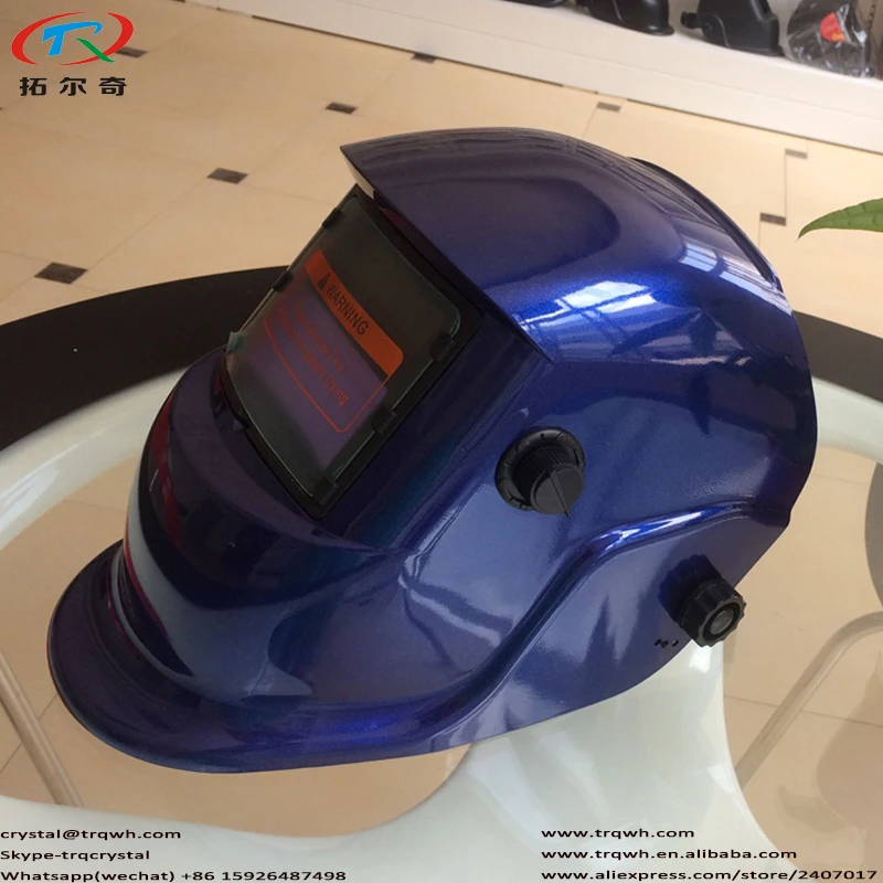 1 шт. синяя картина авто затемнение сварочный шлем Сварка Fillter Tig Mig Mag ММА защитный DIN9-13 заводская цена TRQ-HS04-2200DE