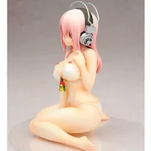 Japanese Anime Sex Doll Super Sonic Action Figure 14CM PVC Anime Figure Bikini Sexy Sonic Toy Figures Hot Toys Christmas Gifts
