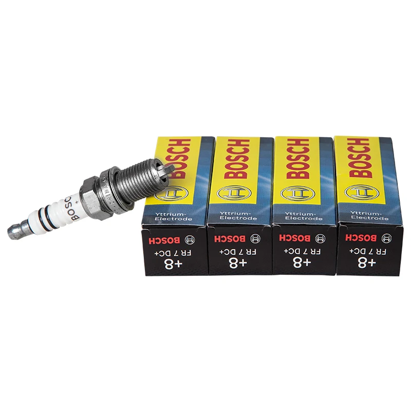 4pcs/lot BOSCH Car Spark Plug For Chevrolet Renault Megane II Scenic II