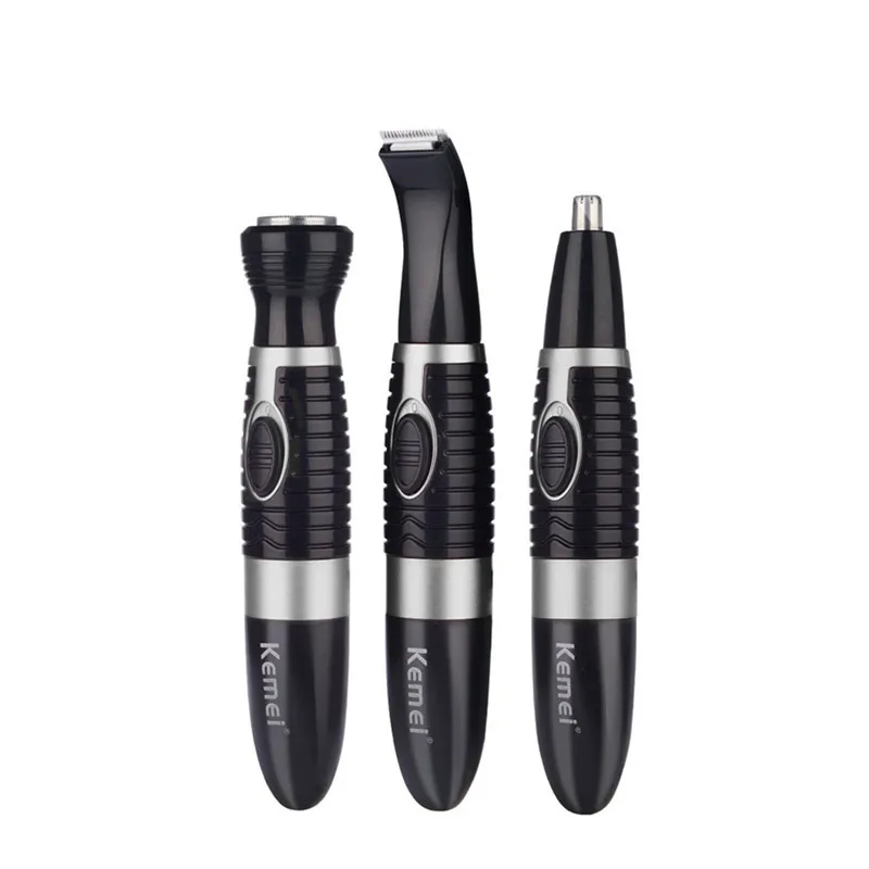 

KEMEI Hair Trimmer Nose Ear Hair Remover Shaver Clipper Sideburns Beard Razor Grooming Kit Cut Eyebrow for Women Men Travel Use