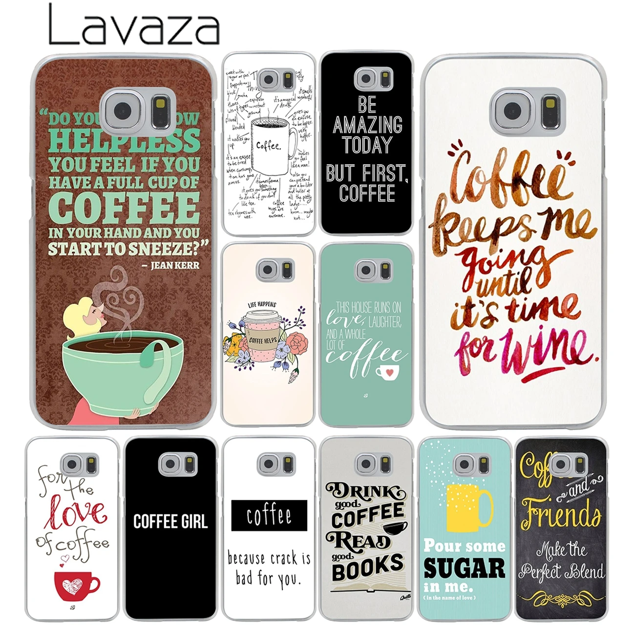 

Lavaza Coffee Wine Brown Magenta Ombr Phone Shell Cover Case for Samsung Galaxy S10 S10E S8 Plus S6 S7 Edge S9 Plus Cover