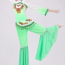 Disfraces танцевальные костюмы Hmong Одежда Национальный Костюм танцевальный барабан Yangko Fan костюмы национальная одежда женщины шоу этнические