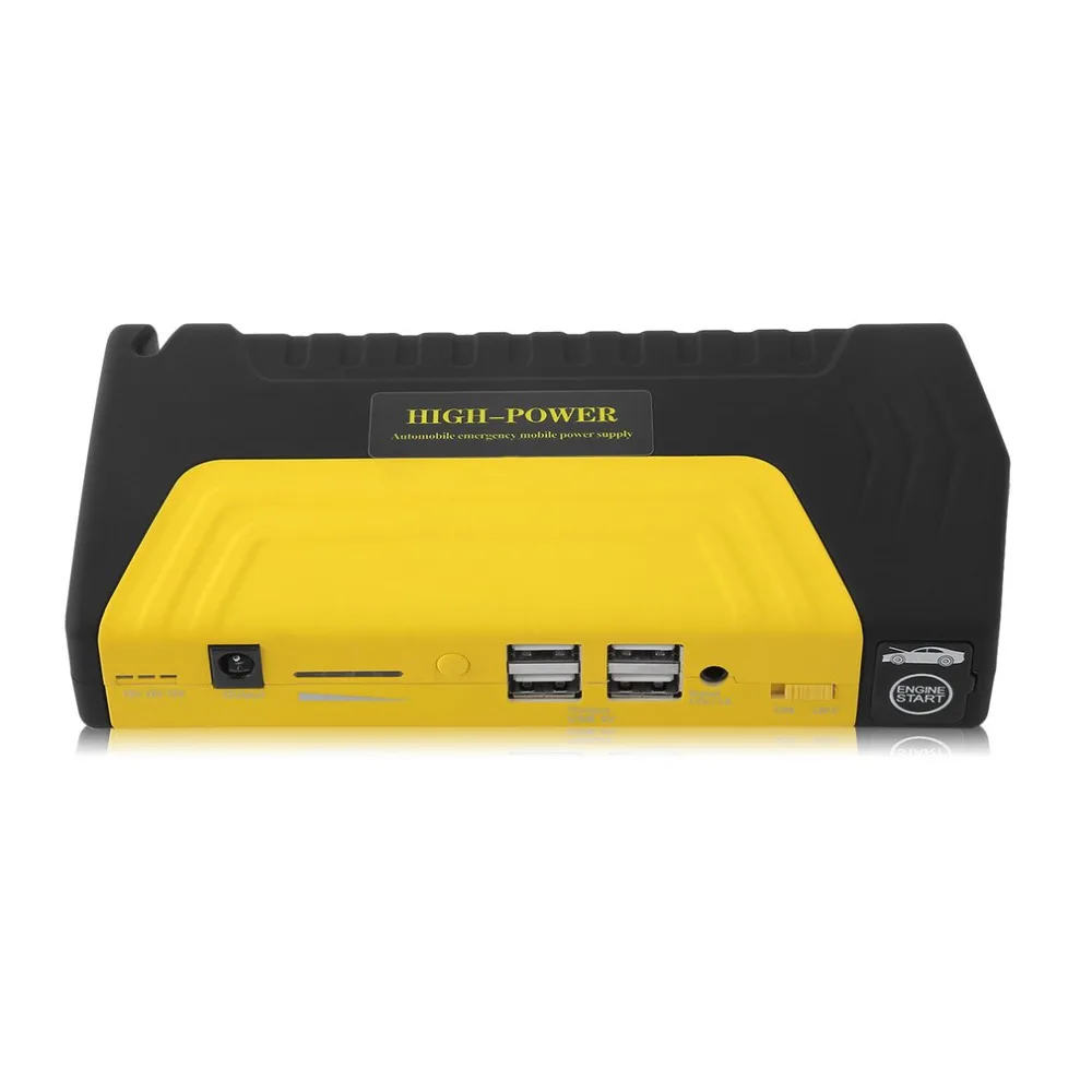 68800mAh Multi-Functional Battery Charger Portable Car Jump Starter For 12V Car With 4USB Automobile Booster Power Bank