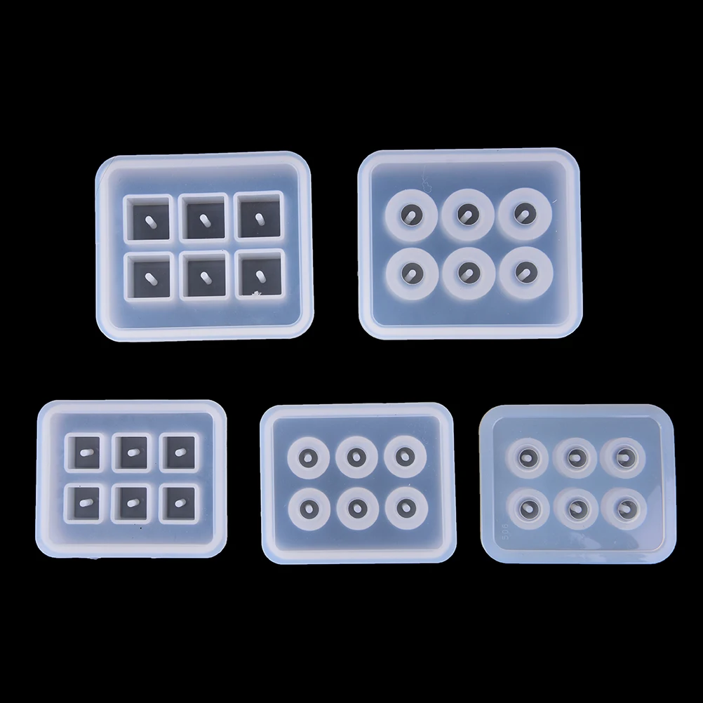 

Crystal Geometric Jewelry Sphere Square Mold Pendant Silicone Ornament Resin DIY Craft Tools