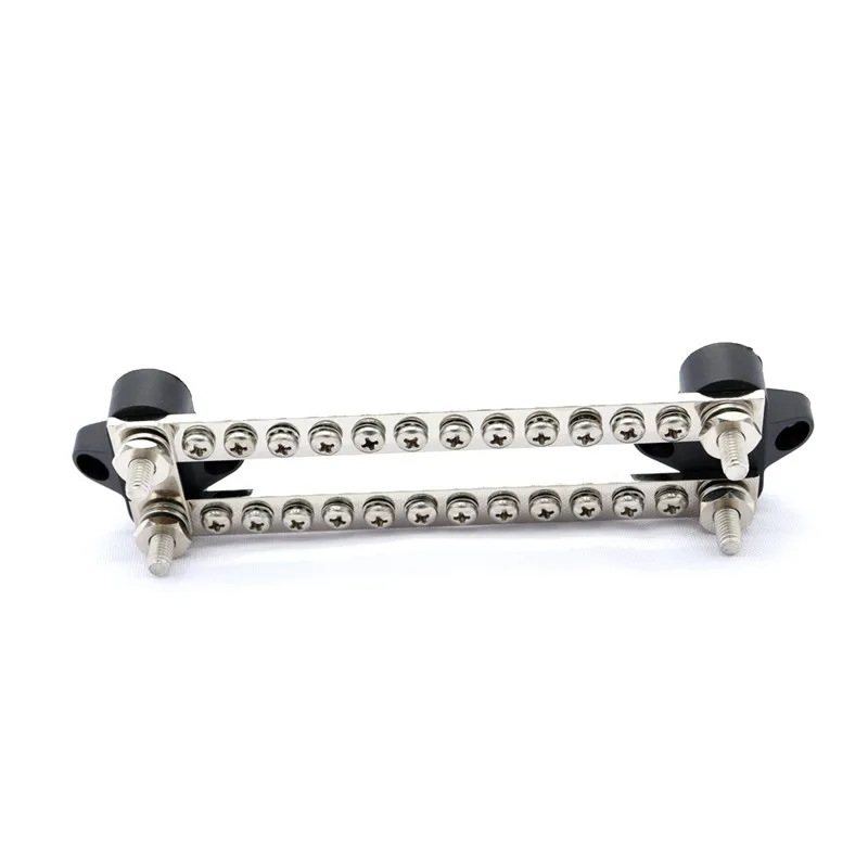Dual bus bars with removable connecting link Bus Bars 3