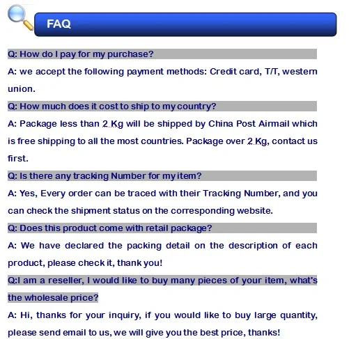 FAQ
