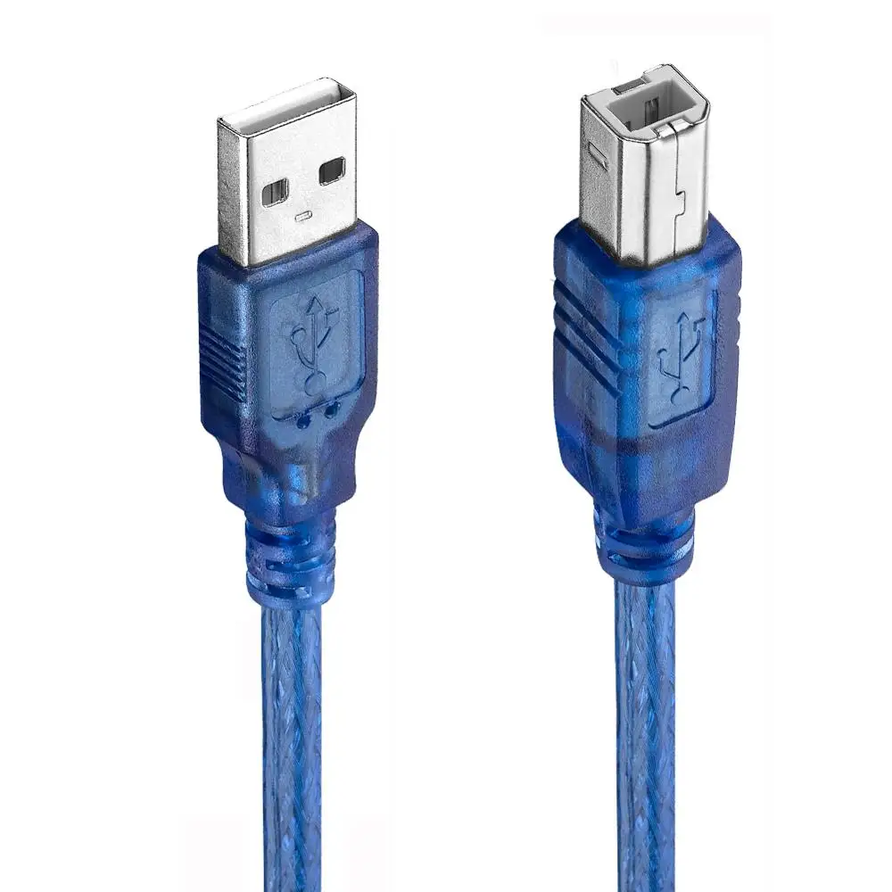 Lballist USB 2,0 кабель для принтера тип A штекер типа B папа фольга+ Плетеный экранированный 1,5 м 1,8 м 3 м 5 м 10 м