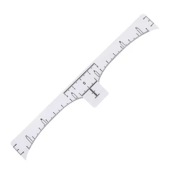 

1 pc Reusable Semi Permanent Razor Eyebrow Microblading Metric Ruler Guide Tool Eyebrow Tweezer Eyebrow Stencil Makeup