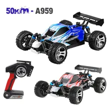 Wltoys A959 Модернизированный 540 щеточный мотор высокой Скорость 50 км/ч 1:18 4D 2,4G RC автомобиль uzaktan kumandali araba смешанные игрушки для детей