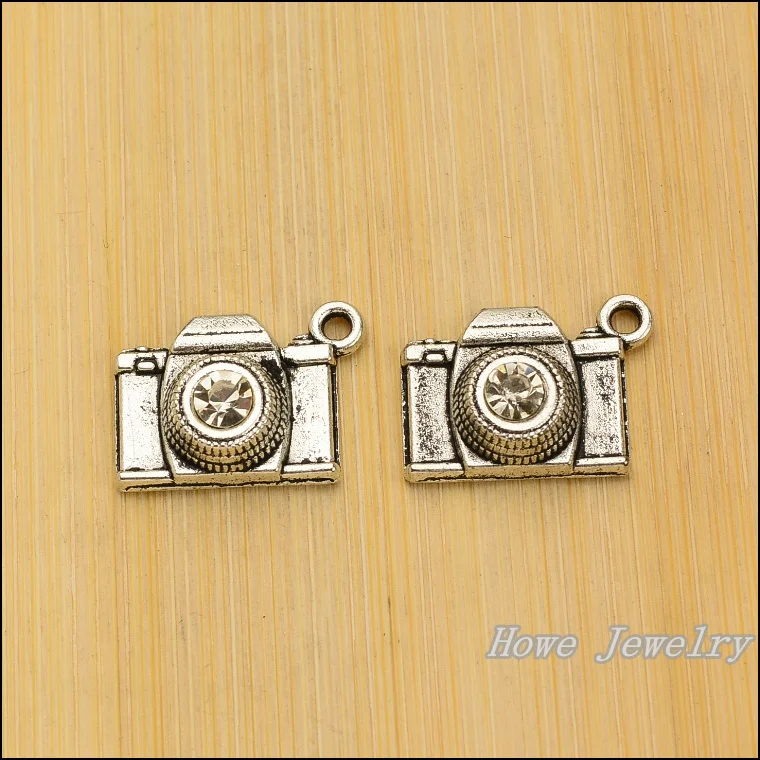 

40 pcs Vintage Charms Camera Pendant Antique silver Fit Bracelets Necklace DIY Metal Jewelry Making
