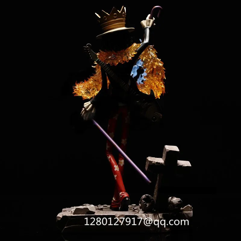 9-ONE-PIECE-Statue-The-straw-hat-Pirates-BROOK-Bust-Monkey-D-Luffy-Partner-GK-Action