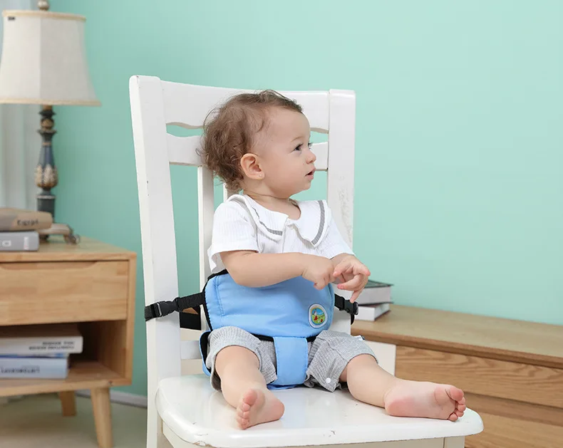 Детские стул для новорожденного ремень безопасности Портативный Путешествия складной обеденный стул сиденье стульчик для кормления жгут