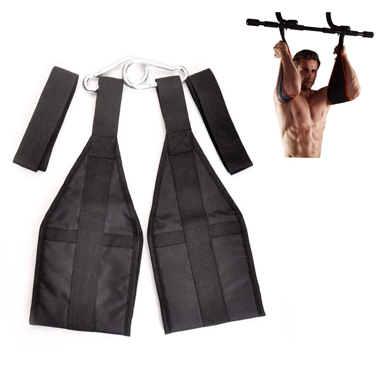 

Fitness AB Sling Straps Abdominal Hanging Belt Chin Up Sit Up Bar Pull up Heavy Duty Muscle Training support Suspension belt