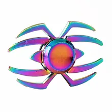 Паук красочный Спиннер EDC ручной Спиннер аутизм СДВГ Дети Рождественские подарки металлические пальчиковые игрушки Спиннеры