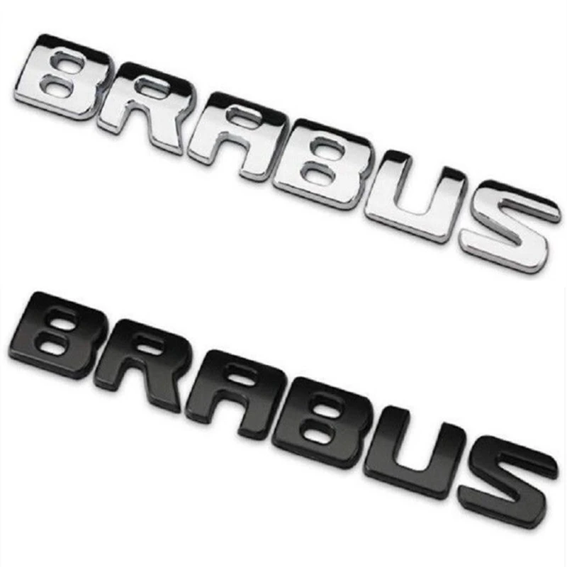 

Car Trunk Sticker Emblem Decal Styling Accessories Logo For Mercedes-Benz BRABUS smart 450 451 453 fortwo forfour car sticker