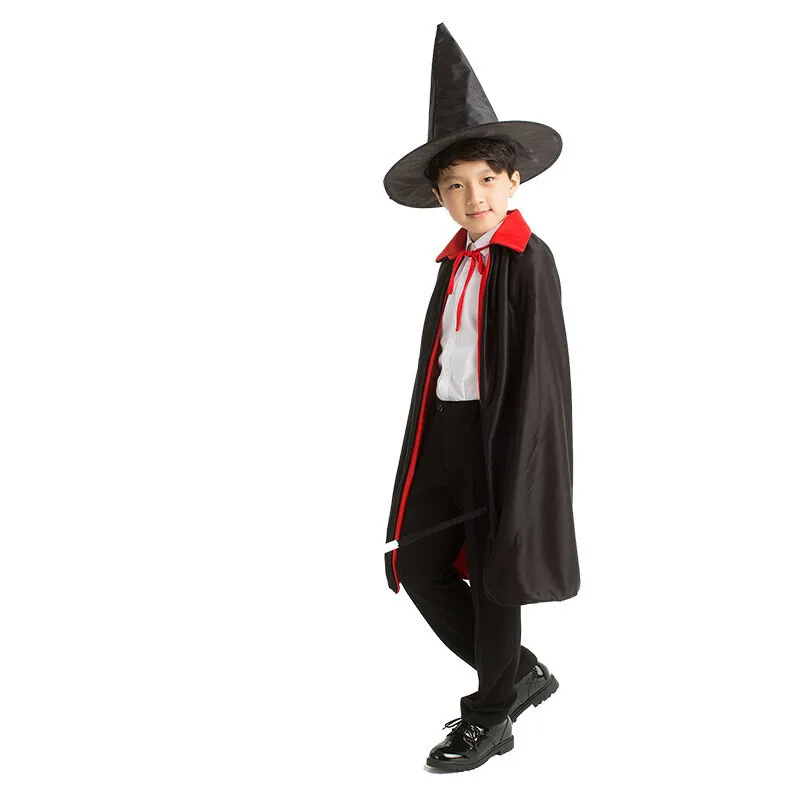 Шляпа ведьмы на Хэллоуин, реквизит для костюма, широкая надежная черная шляпа ведьмы для взрослых женщин, аксессуар для костюма для вечеринок, Прямая поставка