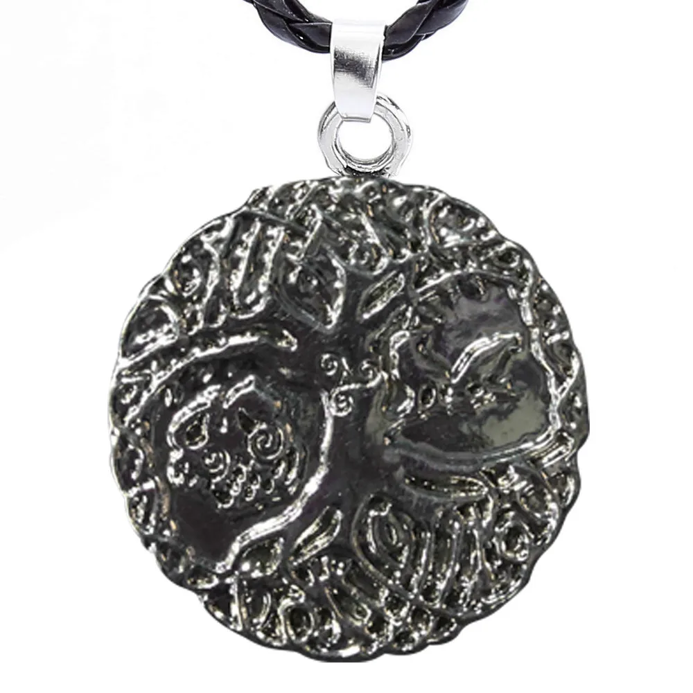 

Norse Vikings Knot Amulet Pendant Necklace Soldiers Raven Tree of Life PENDANT Necklace Nordic Talisman Collares De Moda 2 L0709