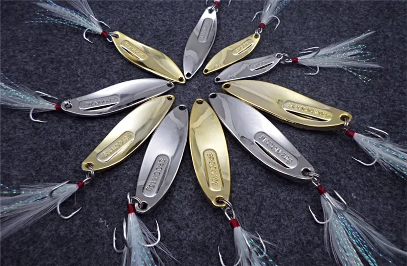 5g 7.5g 10g 15g 20g Sea All For Fishing Spinner Lure Metal Spoon Squid Jig Silicone Bait Wobbler Lure For Fishing Jigging Lure
