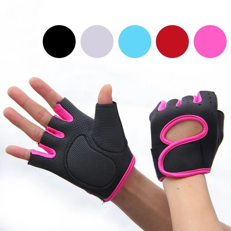 Kids Fingerless Gloves Cycling Bicycle Half Finger Children Breathable Hiking US 