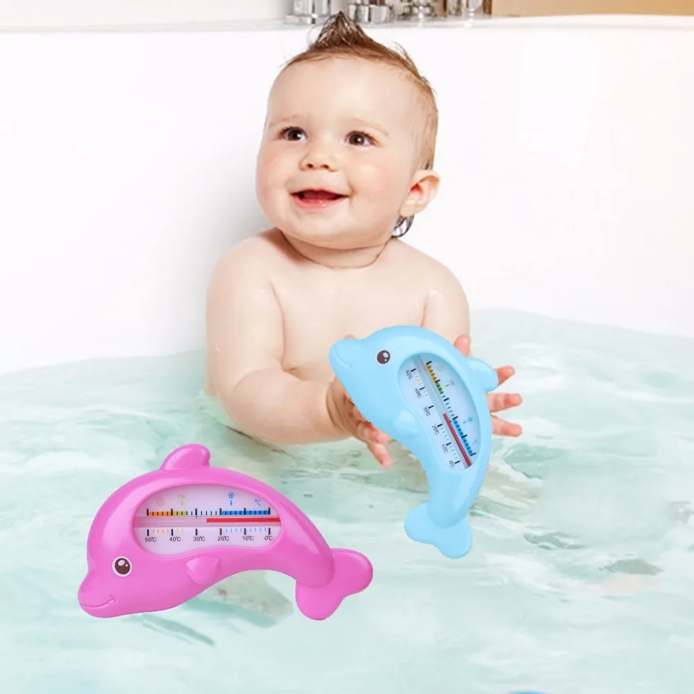 Воды термометр купания Дельфин Форма Температура Младенцы малышей душ