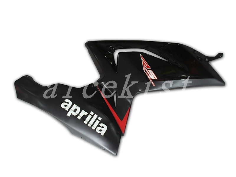 ABS Полный комплект обтекателя+ бак крышка подходит для Aprilia RS125 06 07 08 09 10 11 RS 125 2006 2011 Обтекатели на заказ черный цвет