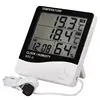 Room Indoor and Outdoor Electronic Temperature Humidity Meter Digital Thermometer Hygrometer Weather Station Alarm Clock HTC-2 ► Photo 2/6