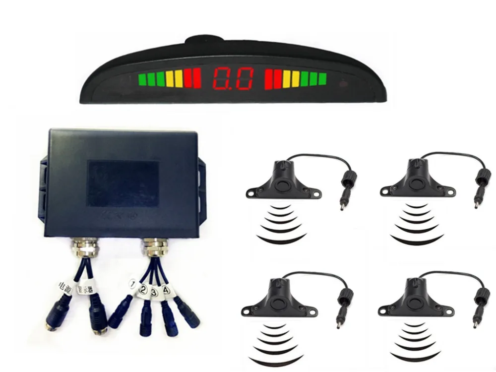 

SZDALOSTruck sensor reversing radar With LED With four sensors DC 12V/24V For Truck /Caravan / Trailers / camper /Bus