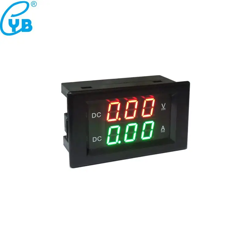 YB4835VA DC 100 в 300 600 цифровой вольтметр Амперметр измеритель напряжения светодиодный