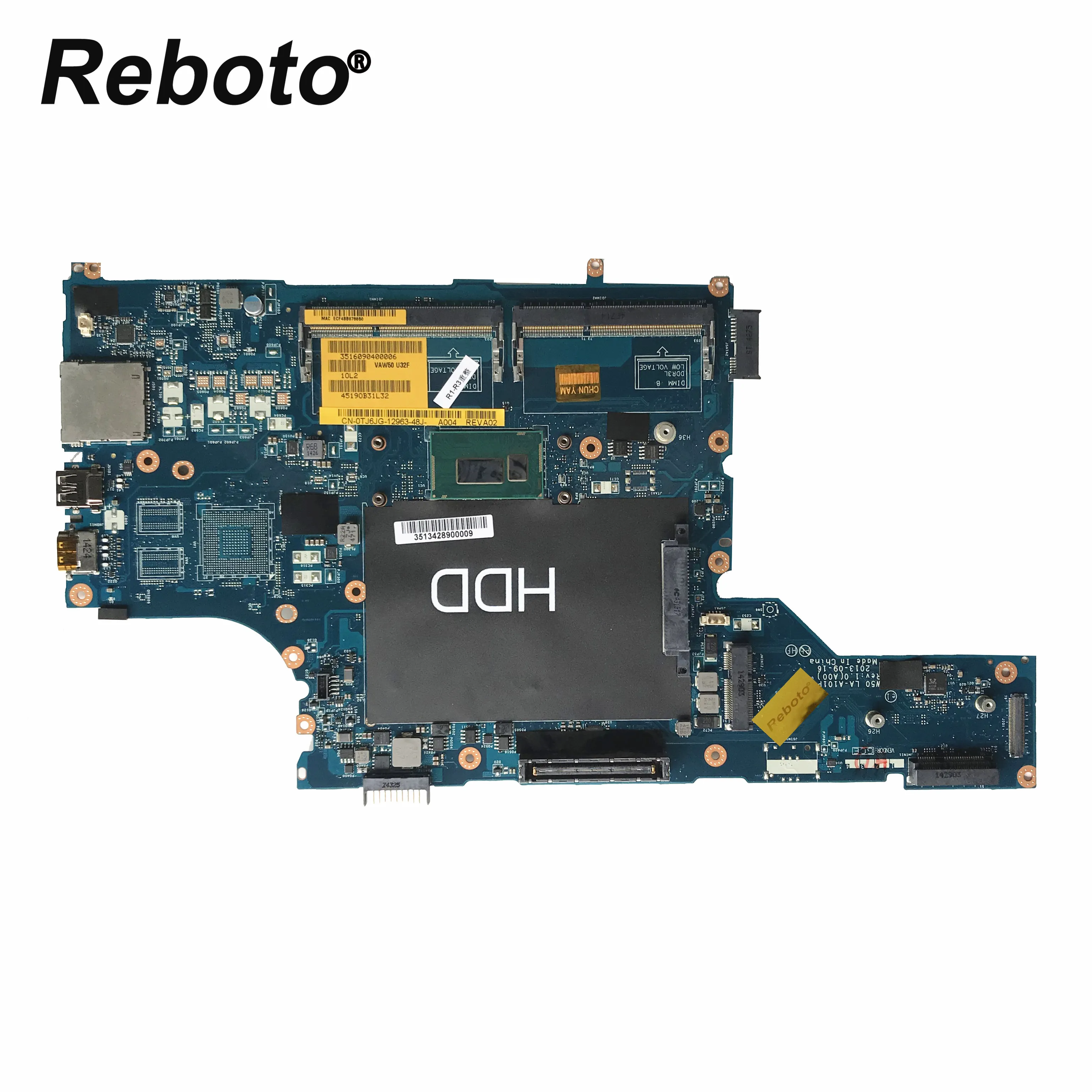 Материнская плата для ноутбука DELL Latitude E5540 CN 0TJ6JG TJ6JG с SR1ED I5 4300U cpu VAW50 LA A101P 100%