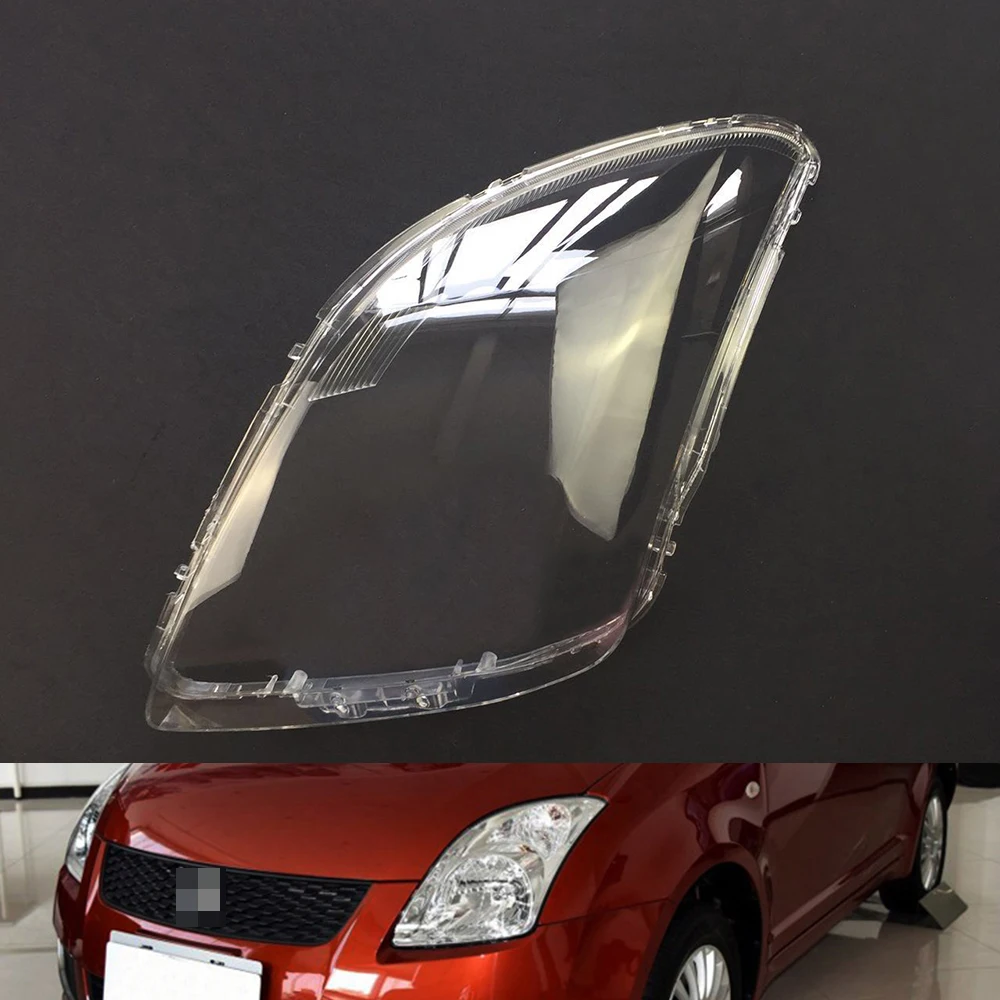 For Suzuki Swift 2005~2016 Car Headlight Headlamp Clear Lens Auto Shell Cover