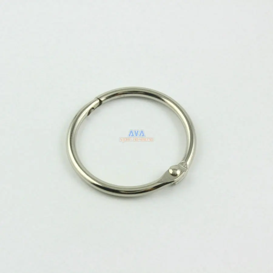 30 Pieces 32mm Metal Curtain Rings Curtain Open Rings Sliding Hook