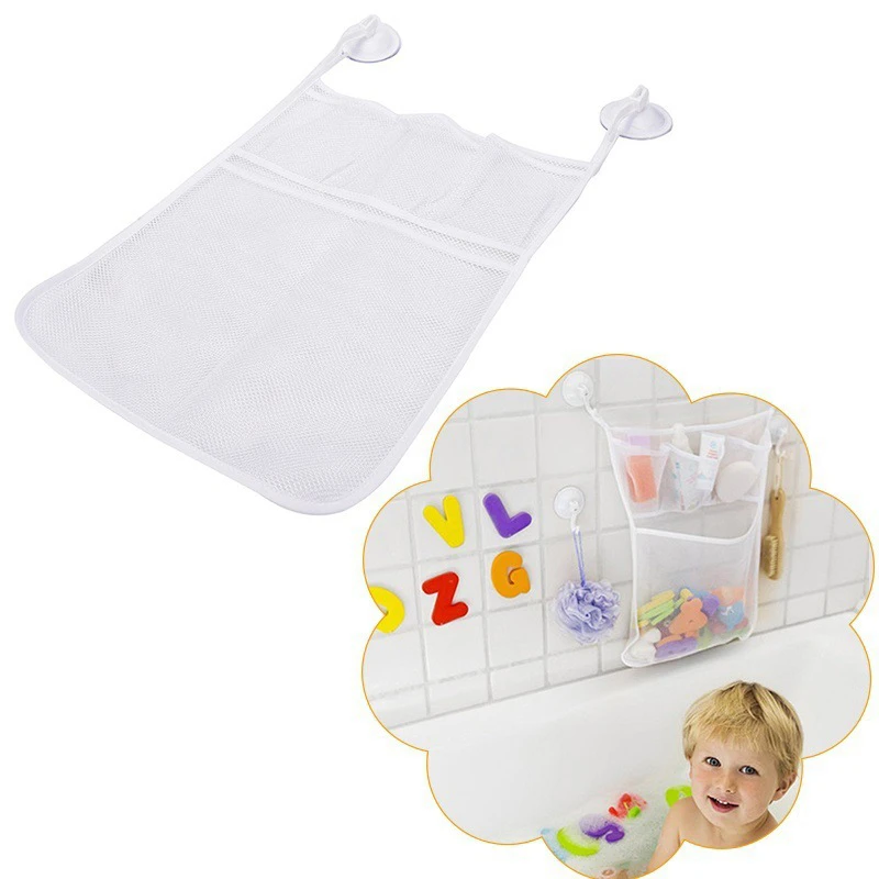 Baby Bathroom Mesh Bag for Bath Toys Bag Kids Basket for Toys Net