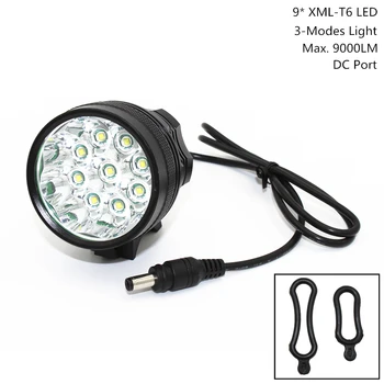 

New 9000LM 9 x XM-L T6 LED Camping Bicycle Light Bike Light Cycling Flashlight Lamp