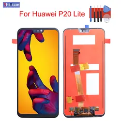 5,84 "ЖК-дисплей ips Дисплей для HUAWEI P20 Lite ЖК-дисплей Сенсорный экран планшета Ассамблеи Замена ЖК-дисплей P20 Lite Nova 3e ANE-LX3 LX21 L23