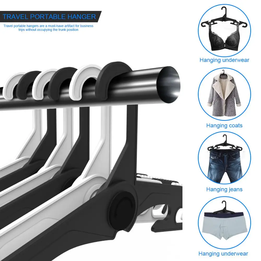 

jiankun hanger is a new generation of travel folding hangers, made of high quality ABS material, can be easily folded