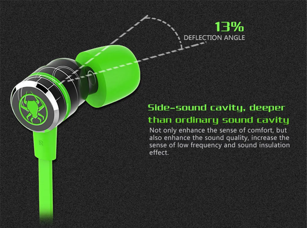 PLEXTONE G20 In-ear Earphone With Microphone Wired Magnetic Gaming Headset Stereo Bass Earbuds Computer Earphone For Phone Sport (3)