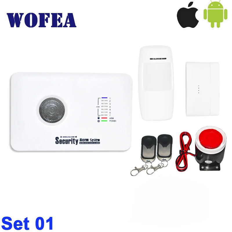 free shipping 3G security home GSM alarm system with English russian language andriod & IOS APP control relay out put