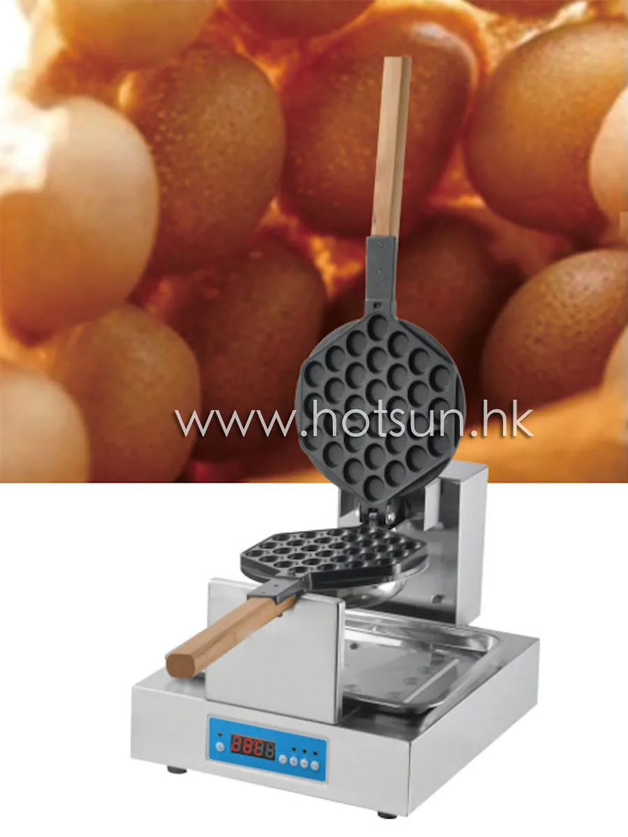 Free Shipping220V Digital Thermostat Electric Eggettes Bubble Waffle
