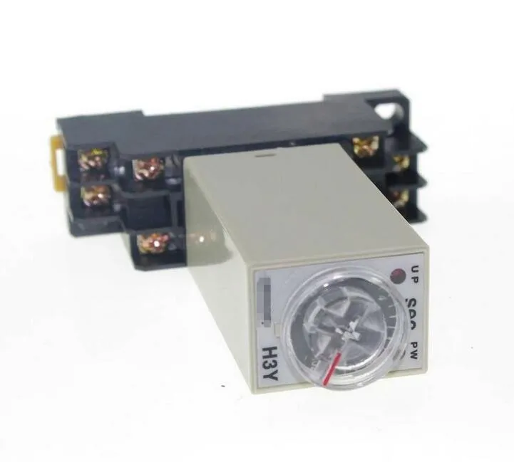 

H3Y-4 AC 220V Delay Timer Time Relay 0 - 30 Minute with Base