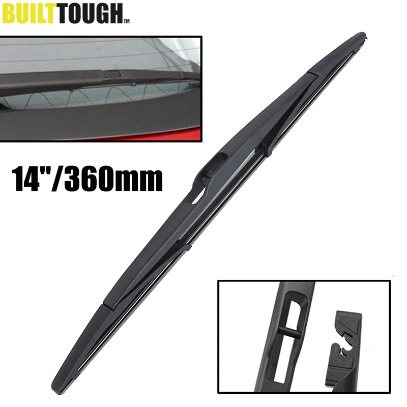 

MISIMA 14" Fit For 04-09 Mazda 3 04-11 Ford Focus MK 2 BMW X3 E83 Mitsubishi Colt 6 Peugeot 206 406 SW Rear Window Wiper Blade