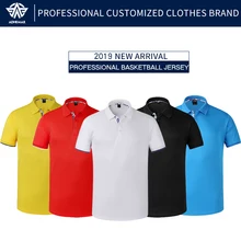 Adhemar дышащая баскетбольная майка для мужчин быстросохнущая Футболка с воротником баскетбольная рубашка мужская