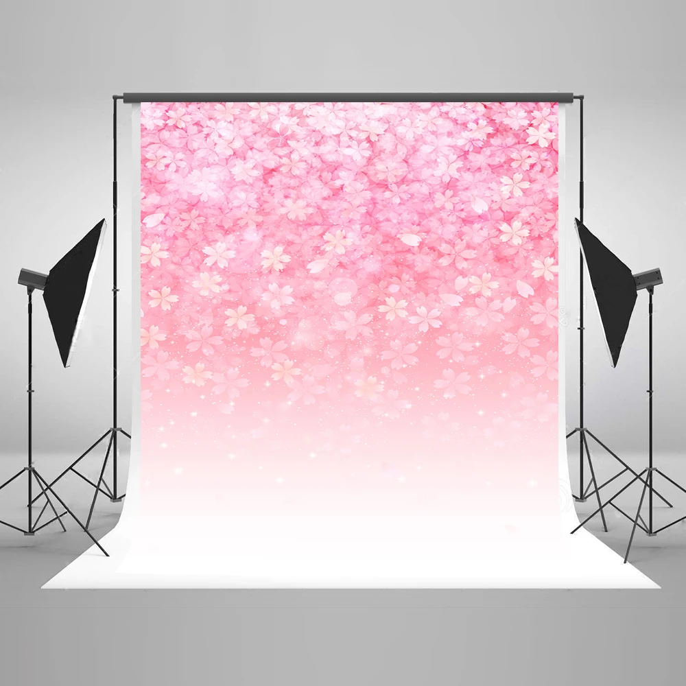 Kate 5x7 Backdrop for Photography Portable Cotton Pink Flower Fancy