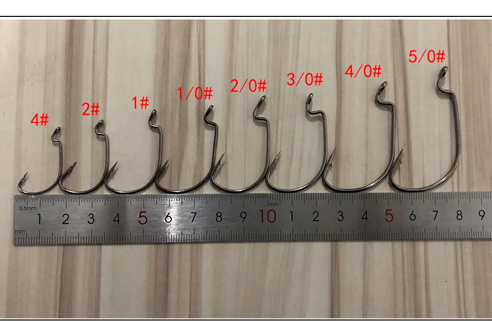 20 шт./лот, широкий рыболовный крючок из высокоуглеродистой стали, рыболовный крючок для мягкой приманки, рыболовные снасти, аксессуары, Pesca TP1066