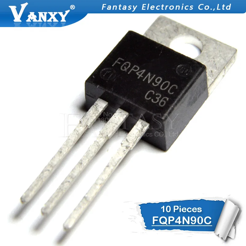 10 шт. FQP4N90C TO220 4N90C FQP4N90 4N90 TO 220|shipping free|c c |